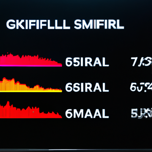 A comparison chart on a screen showing the g.skill trident z5 rgbs specifications and price next to competing brands