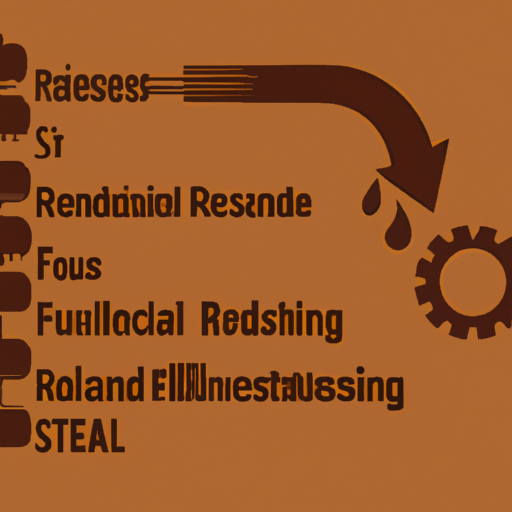 An infographic of data being funneled and transformed through rust code.