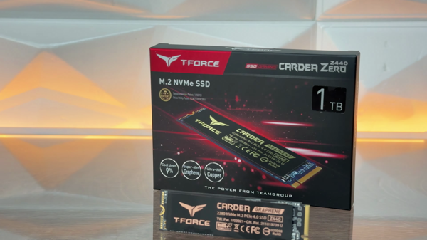 Teamgroup t force cardea zero z44l 1tb nvme pcie gen4 ssd 1