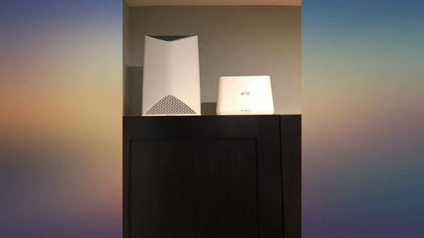 Netgear orbi pro sxk80 wifi 6 installed